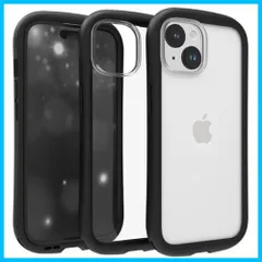 【在庫セール】iPhone 15 アジュテ 衝撃吸収ラウンドケース-ブラック ajouter AJ-IP23M2-CGCR-CCBKのサムネイル