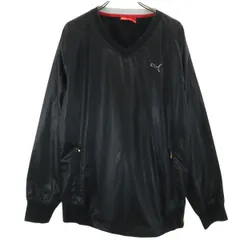 PUMA プーマ ゴルフ 長袖 ウィンド ピステ L ブラック レディース 古着