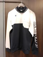 【新品未使用】ルコックゴルフ 2WAYシャツトレーナー メンズ LG5FLS52M 吸汗速乾 UVカット モックネックシャツ 長袖ポロシャツ  (新橋店)