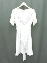 ◇ ◎ REDYAZEL レディアゼル 半袖 ミニ ワンピース サイズS ライトグレー系 レディース P  【1406240048939】