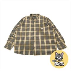 90s 古着 カーハート 長袖シャツ チェック ゆるダボ 4XL