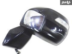 ホンダ純正 DBA-RK5 ステップワゴン スパーダ Z H22/5 ドアミラー サイドミラー 左 助手席 10P PB81P プレミアムブラキッシュパール 棚