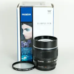 オリンパス M.Zuiko ED 75mm f1.8 シルバー 中古美品 M.ZUIKO