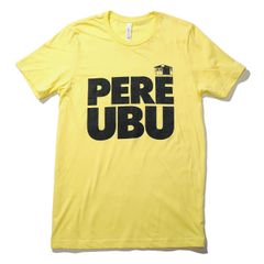 PERE UBU 公式 新品 Tシャツ Classic-Yellow ポストパンク ニュー・ウェイヴ David Thomas
