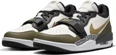 [ナイキ] エア ジョーダン レガシー 312 ロー [AIR JORDAN LEGACY 312 LOW] セイル/ブラック/ウルフグレー/ミディアムオリーブ CD7069-120  