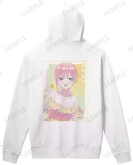 【中古】アウターウェア 中野一花(制服エプロンver.) 描き下ろしイラスト Ani-Art clear label バックプリントジップパーカー ホワイト メンズLサイズ 「映画 五等分の花嫁」