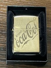 希少コカコーラenjoyビンテージ波ライン＊ホーロー看板と同じエナメル