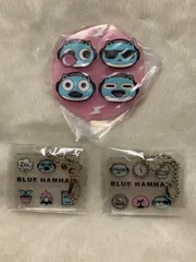 ブルーハムハム　ラバーコースター・アクリルキーチェーンセット
