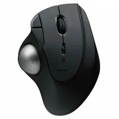 【新品・90営業日以内発送】ELECOM エレコム M-IT11BRBK トラックボール マウス Bluetooth 5ボタン ベアリングユニット エルゴノミクス IST ブラック MIT11BRBK【沖縄離島販売不可】のサムネイル