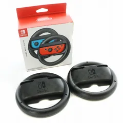 任天堂 ニンテンドー スイッチ SWITCH Joy-Con ジョイコン ハンドル 2個セット 箱付き 黒 ブラック /MW ■GY18