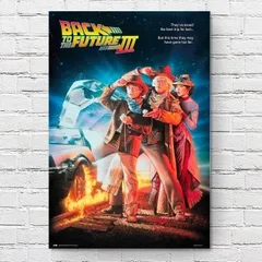 映画ポスター バックトゥザフューチャー 3 Back To The Future 3 24×36inc (61×91.5cm) US版 of1
