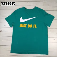 NIKE/ナイキ Tシャツ THE NIKE TEE メンズL グリーン JUST DO IT
