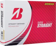 ブリヂストン BRIDGESTONE ゴルフボール SUPER STRAIGHT 2023年モデル 12球入 直進性 中弾道 ソフトな打感