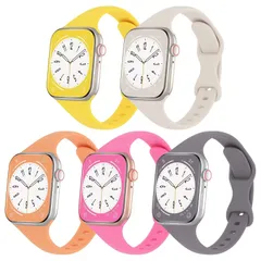 【人気商品】Series Ultra iWatch に対応 防汗 8/7/SE/6/5/4/3/2/1 素材 ソフトシリコーン ベルト 交換 スポーツストラップ スリム 42mm 女性 38mm 44mm 40mm 45mm 41mm 49mm バンド 男性