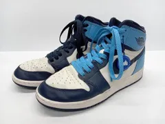 NIKE GS Air Jordan 1 Retro High 'Obsidian/University Blue' 575441-140　ナイキ GS エアジョーダン1 レトロ ハイ　スニーカー　24cm