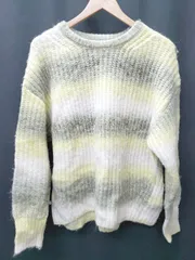 ◇ apart by アパートバイ 長袖 ニット セーター サイズF オフホワイト系 マルチ レディース P  【1407100022489】