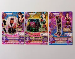 2016 4弾【コーデセット】グリッターローズコルセット グリッターローズスカート グリッターローズサンダル 紫吹蘭 ／ アイカツ