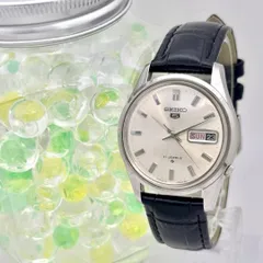 【稼働】 SEIKO5 セイコー５ 自動巻き メンズ 腕時計 デイデイト 新品ベルト