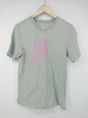 ◇ NIKE ナイキ プリント 半袖 Tシャツ カットソー サイズS ブルー ピンク系 メンズ P  【1308090007084】