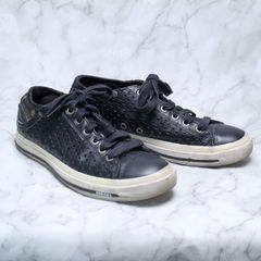 DIESEL ディーゼル EXPOSURE IV LOW W ローカットスニーカー レザー 黒 ブラック 24cm