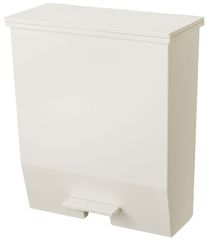 【迅速発送】リス(RISU) ソロウ ゴミ箱 ふた付き 45L ホワイト ペダルオープン 両開き 抗菌 加工 日本製 おしゃれ キッチン 分別 ワイド キャスター付き ダストボックス GSLW009