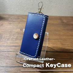 キーケース 本革 姫路レザー メンズ レディース コンパクト キーリング3連 フック付き ベルトループ対応 軽量 小型 耐久性 収納便利 ギフト向け おしゃれ ▲blue▲ /全国送料無料/ /限定販売/ /追跡番号付きで安心/ ♢