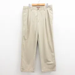 W36/古着 エディーバウアー パンツ メンズ コットン ベージュ カーキ 25sep26 中古 ボトムス ロング