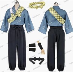 忍たま乱太郎 久々知兵助の私服 手甲付き コスプレ衣装