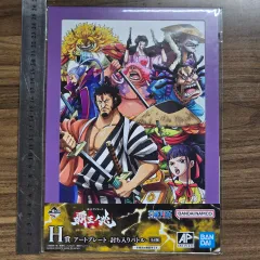 ONE PIECE 一番くじ H賞 アート ディスプレイ プレート カード 白ひげ海賊団