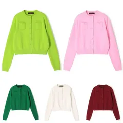 CABaN コットンカシミヤ クルーネックカーディガン