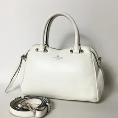 2508-28｜美品｜ケイトスペード 2WAY ハンドバッグ レザー ホワイト