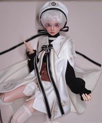 PLAN9研究所製 魔法の星の奏者　衣装 セットMDD 1/4 bjd 夜に詩を聴く 白いバージョン 　ボークス MDD DD SD SDM MSD bjd　服 衣装 洋服 衣装セット　ウィッグ アイ 靴 ドール 人形 お人形遊び