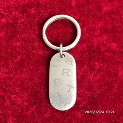 【定価7.6万】カルティエ　ディアボロ シールキーリング　チャーム　キーホルダー 定価7.6万】カルティエディアボロ シールキーリングチャーム