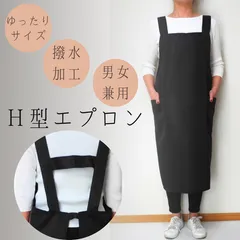 エプロン 胸当付 H型 男女兼用 シンプル ポケット 2つ ボタン付 保育士 ネイリスト アイリスト 施設 居酒屋 喫茶店 接客 介護 カフェ キッチン 撥水 スタッフ ポリエステル 丈夫 被る かぶりタイプ 着脱しやすい 制服 厨房 レストラン ブラック 黒のサムネイル
