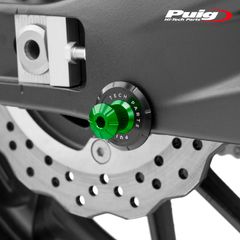 Puig 9258V SPOOL SLIDER PRO M6 [GREEN] 汎用 プーチ スタンドフックスライダー