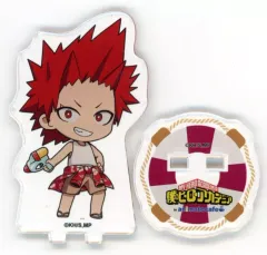 【中古】アクリルスタンド・アクリルパネル 切島鋭児郎 「僕のヒーローアカデミア in animate cafe トレーディングアクリルスタンド summer vacation ver. A」