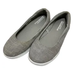 【美品】スケッチャーズ (25) スリッポン 運動靴 フラットシュー スニーカー パンプス 定番デザイン