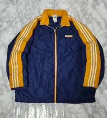 2XL adidas(アディダス) 3本線 オールドスクール 90S ウインドブレーカー ブルゾン ジャケット