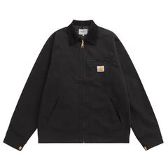 カーハート Carhartt detroit jacket キャンバス ジャケット オーバーサイズ ウオークジャケット S M L XL ブラック カーキ 古着効果 並行輸入品