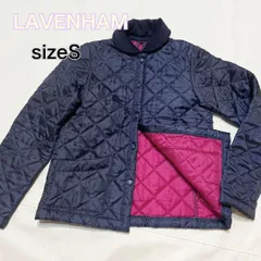 サイズS キルティングジャケット　ラベンハム　ネイビー　ショートコート