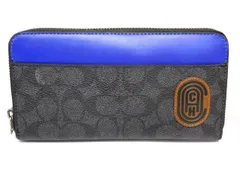 コーチ 88406 ■ ペイサーコレクション シグネチャー ラウンドファスナー長財布 ウォレット メンズ COACH □７D