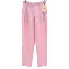 未使用 エイミー ハイウエスト テーパードパンツ M ピンク eimy istoire レディース