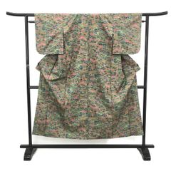 紬/美品/単衣/仕立上がり/適応身長145～152㎝/6862