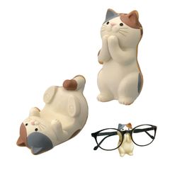 猫 スマホスタンド かわいい スマホ立て 可愛い 卓上 メガネスタンド メガネ立て メガネ置き 携帯スタンド 三毛猫 おしゃれ 携帯 スタンド スマホ 携帯置き iphone 面白いプレゼント 眼鏡スタンド サングラス サングラス置き サングラススタンド