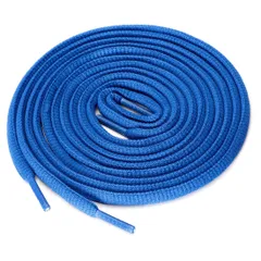 uxcell 靴紐 靴ひも シューレース 楕円形 オーバルタイプ スニーカー アスレチック 2足 ダークブルー 130 cm