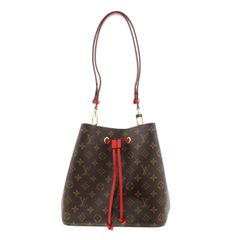 【中古】 LOUIS VUITTON （ルイヴィトン） ﾈｵﾉｴ バッグ ショルダー/メッセンジャーバッグ ｺｸﾘｺ ﾚｯﾄﾞ Monogram Brown M44021 used:A