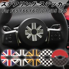 BMW MINI ミニ ミニクーパー ステアリング ステッカー F65 F66 F67 J01 J05 U25 ハンドルカバー ステアリングカバー ハンドル エンブレム シール アクセサリー カスタム パーツ カスタムパーツ