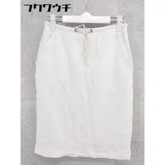 ◇ PLST プラステ 膝丈 タイト スカート サイズ2 ホワイト レディース 【中古】 【1002802519895】のサムネイル