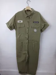 ジェニー カーキ色 オールインワン フリーサイズ