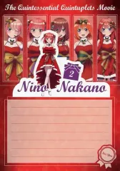 【中古】キャラカード 中野二乃 クリスマスカード 「映画 五等分の花嫁 五つ子ちゃんのクリスマスフェア in アニメイト」 対象商品購入特典